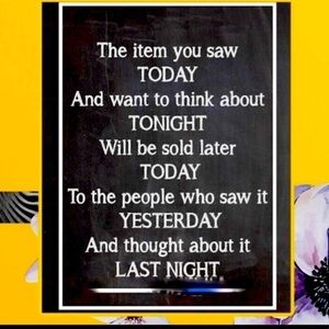 Nothing haunts us like the things we didn’t buy​​​​​​​​​​